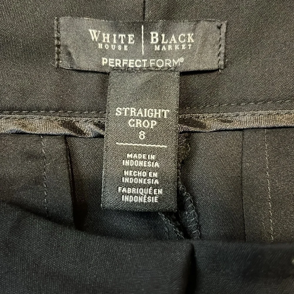 White House Black Market Crop Pants SZ 8